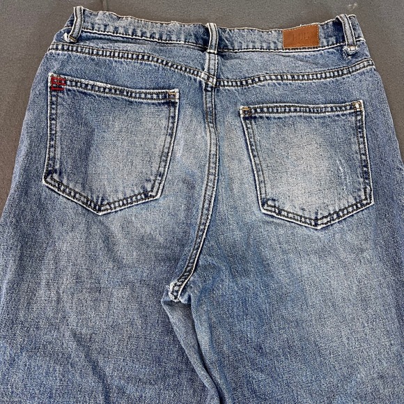 BDG Urban Outfitters Loose Fit Straight Leg Jeans Womens 28 High Rise Distressed - Picture 10 of 10